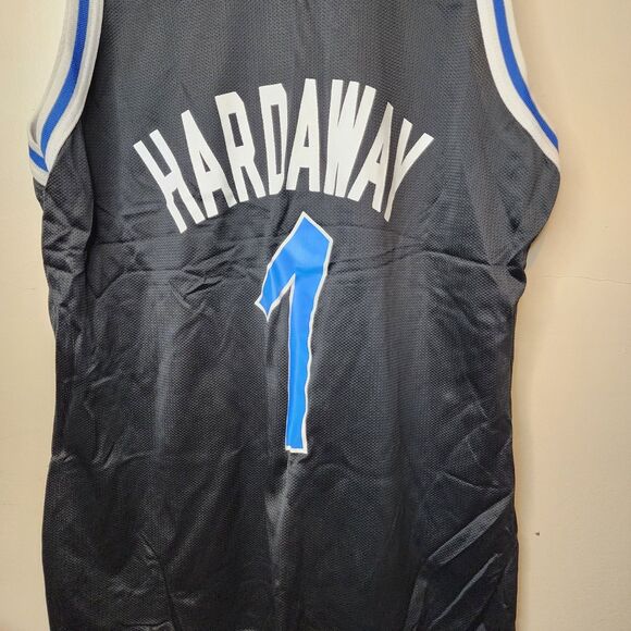 Vintage 90s Penny Hardaway Orlando Magic Champion Black Jersey Size 44 - Picture 6 of 12